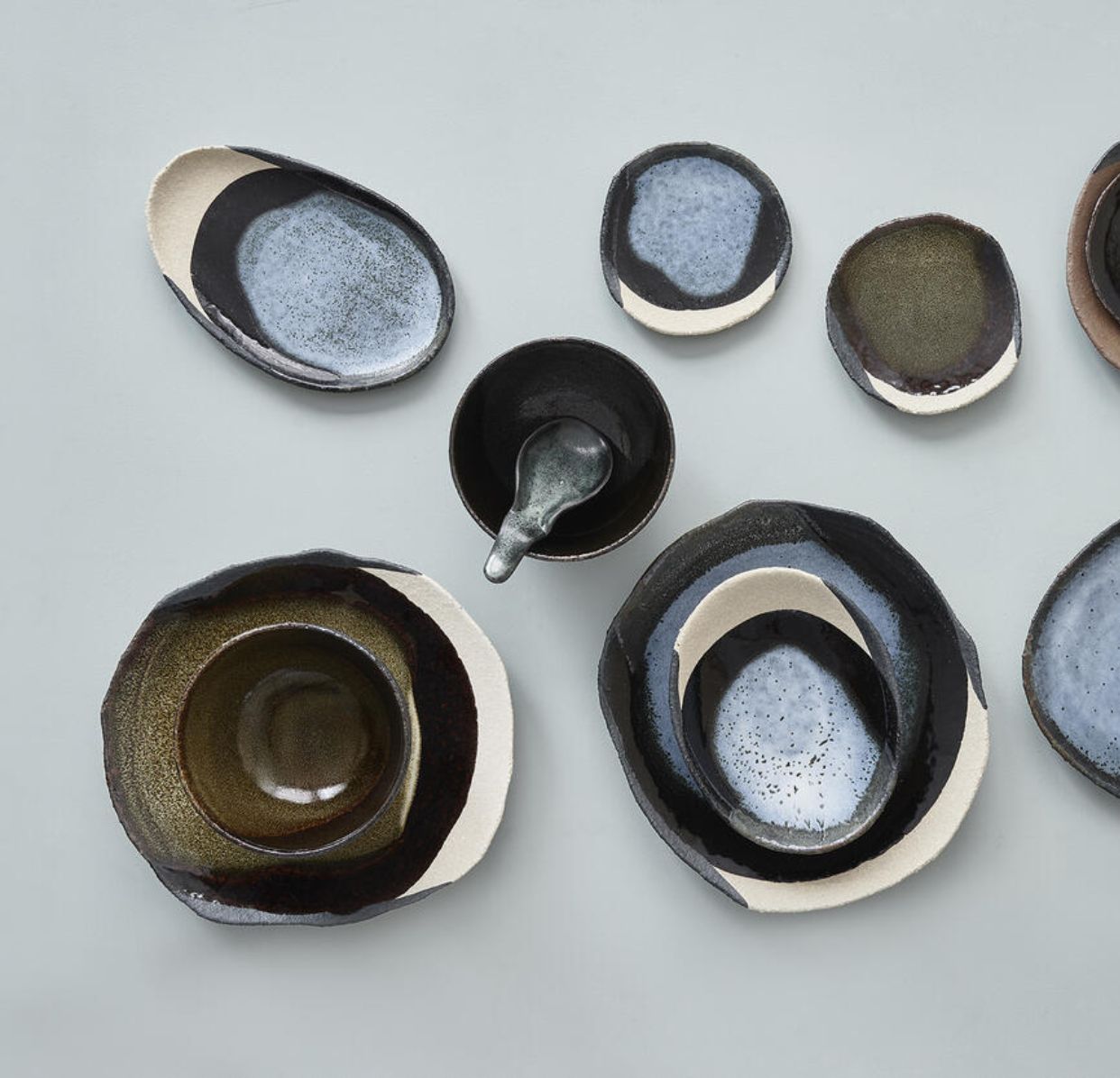 Patina Blue Dining Plate - Image 2