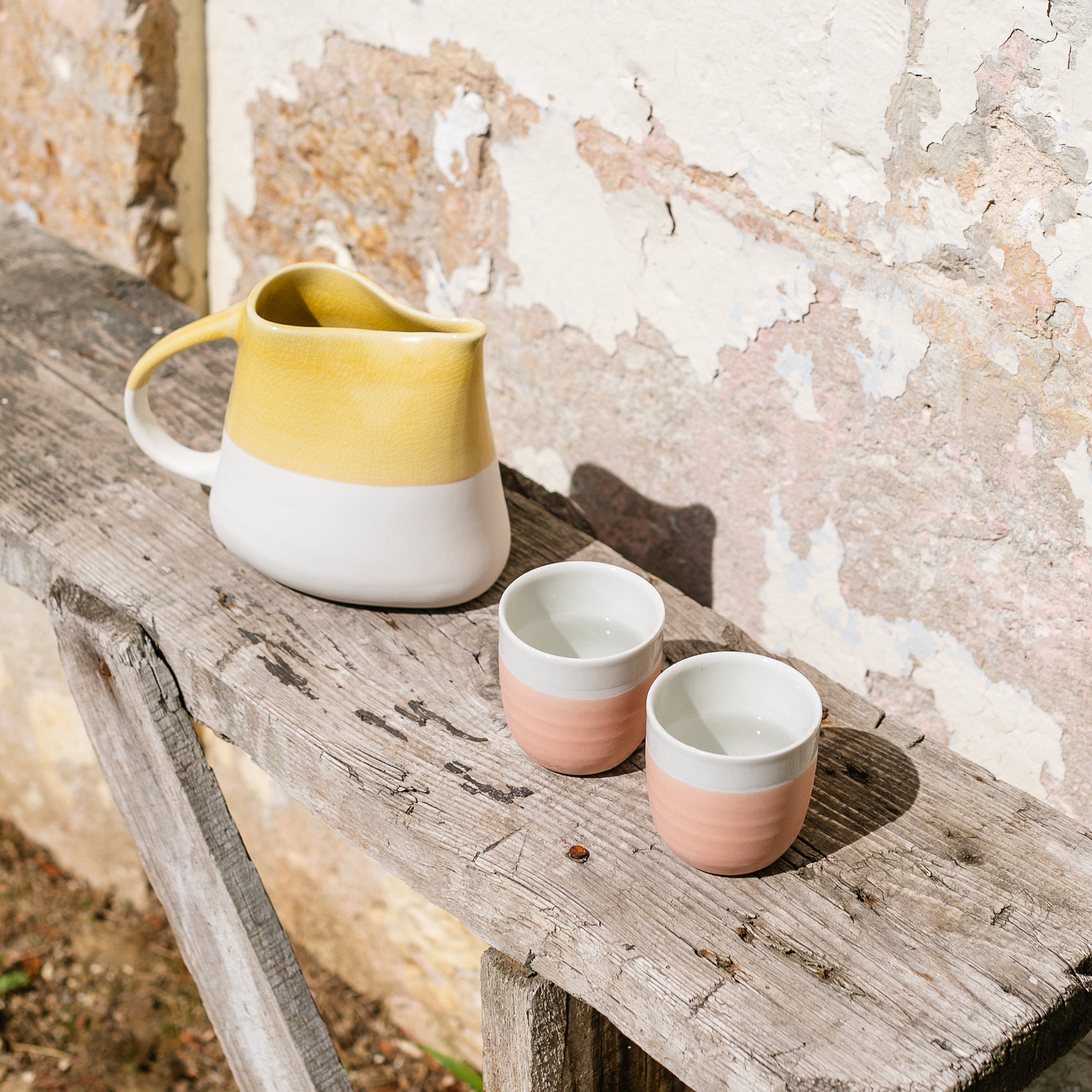 Rhubarb Red Stoneware Tumbler