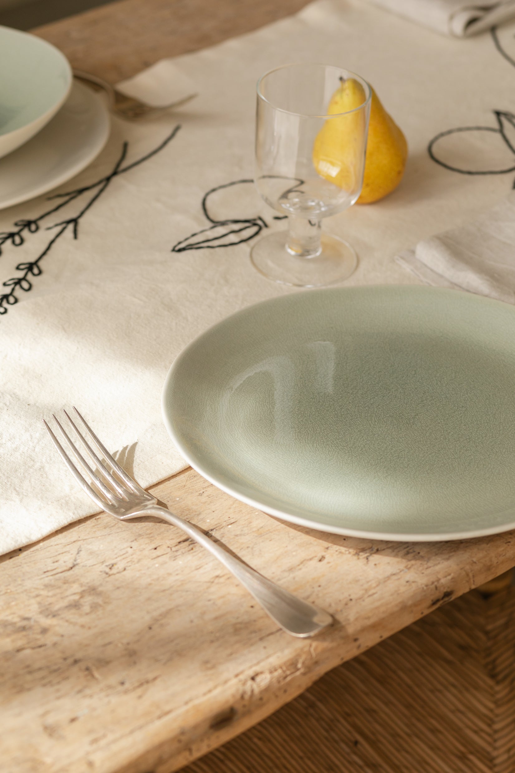 Cashmere Beige Soft-Tone Plate - Image 2