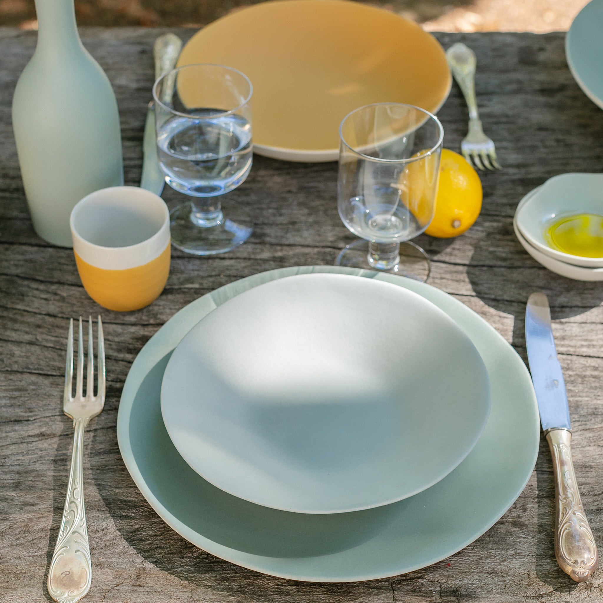Rosemary Green Botanical Dinner Plate - Image 2