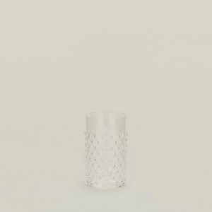 Clear Hobnail Crystal Tumbler