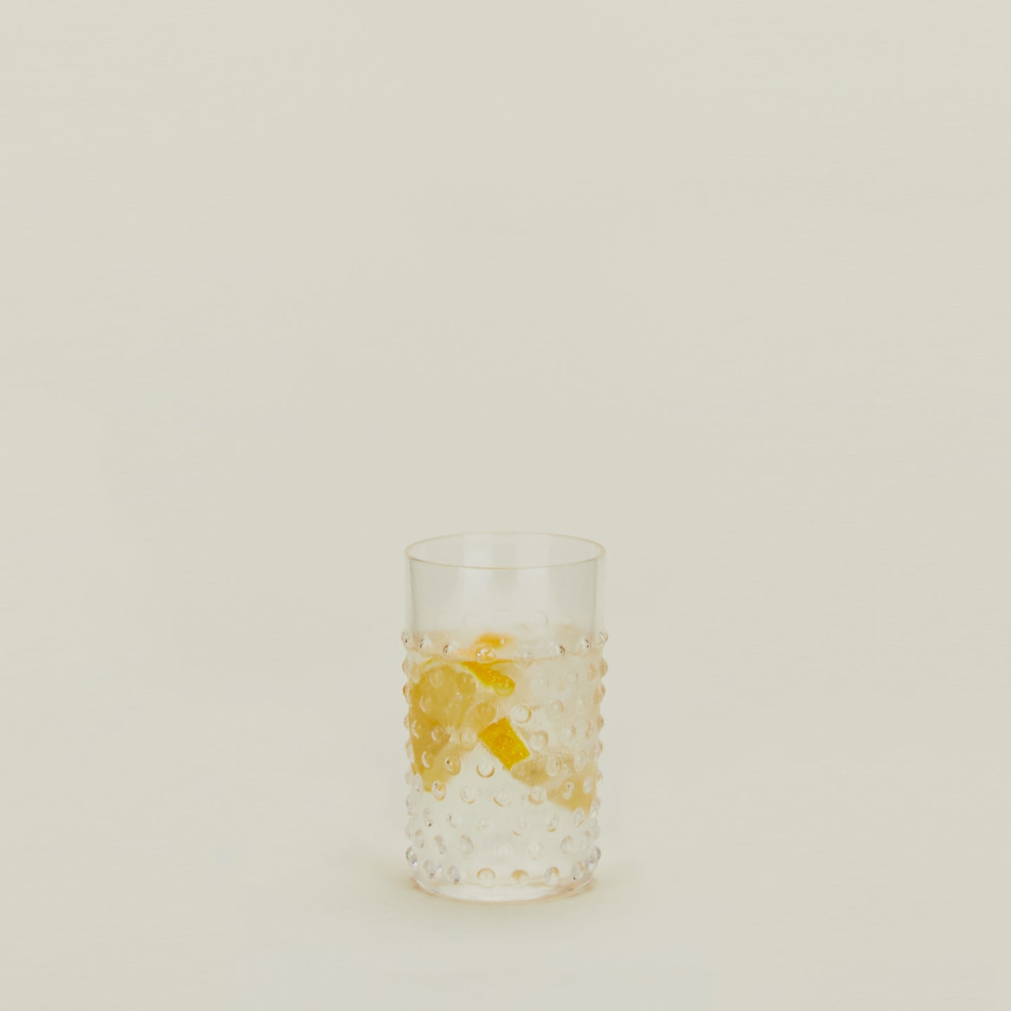 Clear Hobnail Crystal Tumbler - Image 2