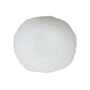 Pearl White Refined Ceramic Plate