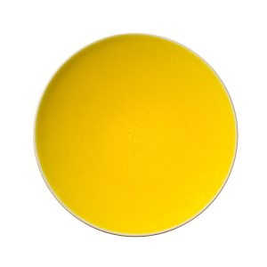 Lemon Yellow Stoneware Table Plate