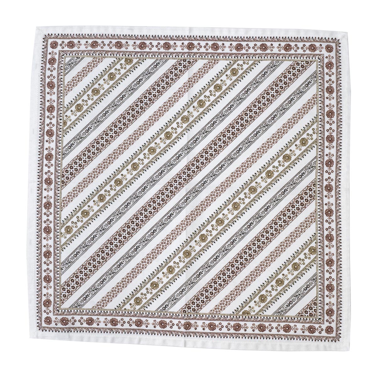 Natural Classic Stripe Linen Napkin Set - Image 3