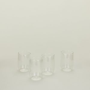 Modern Textured Drinking Glass Set