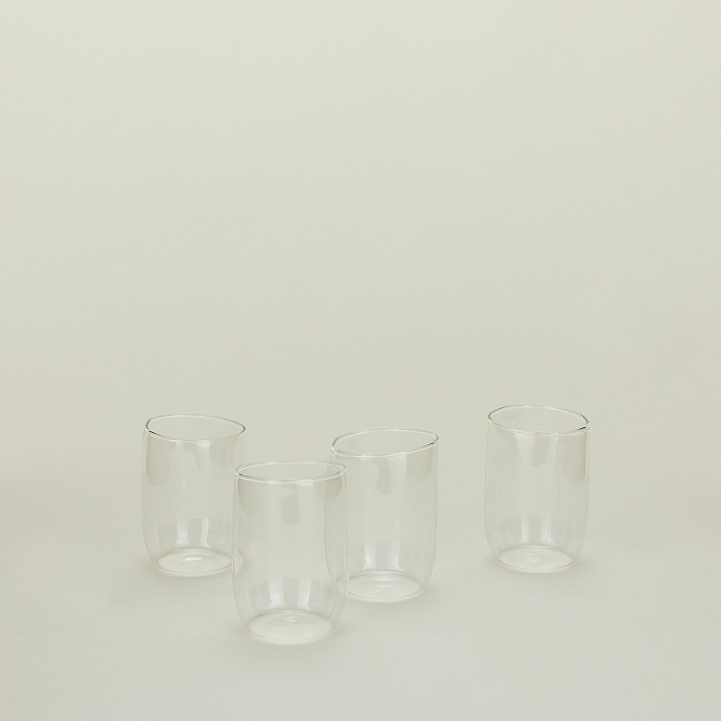 Modern Textured Drinking Glass Set