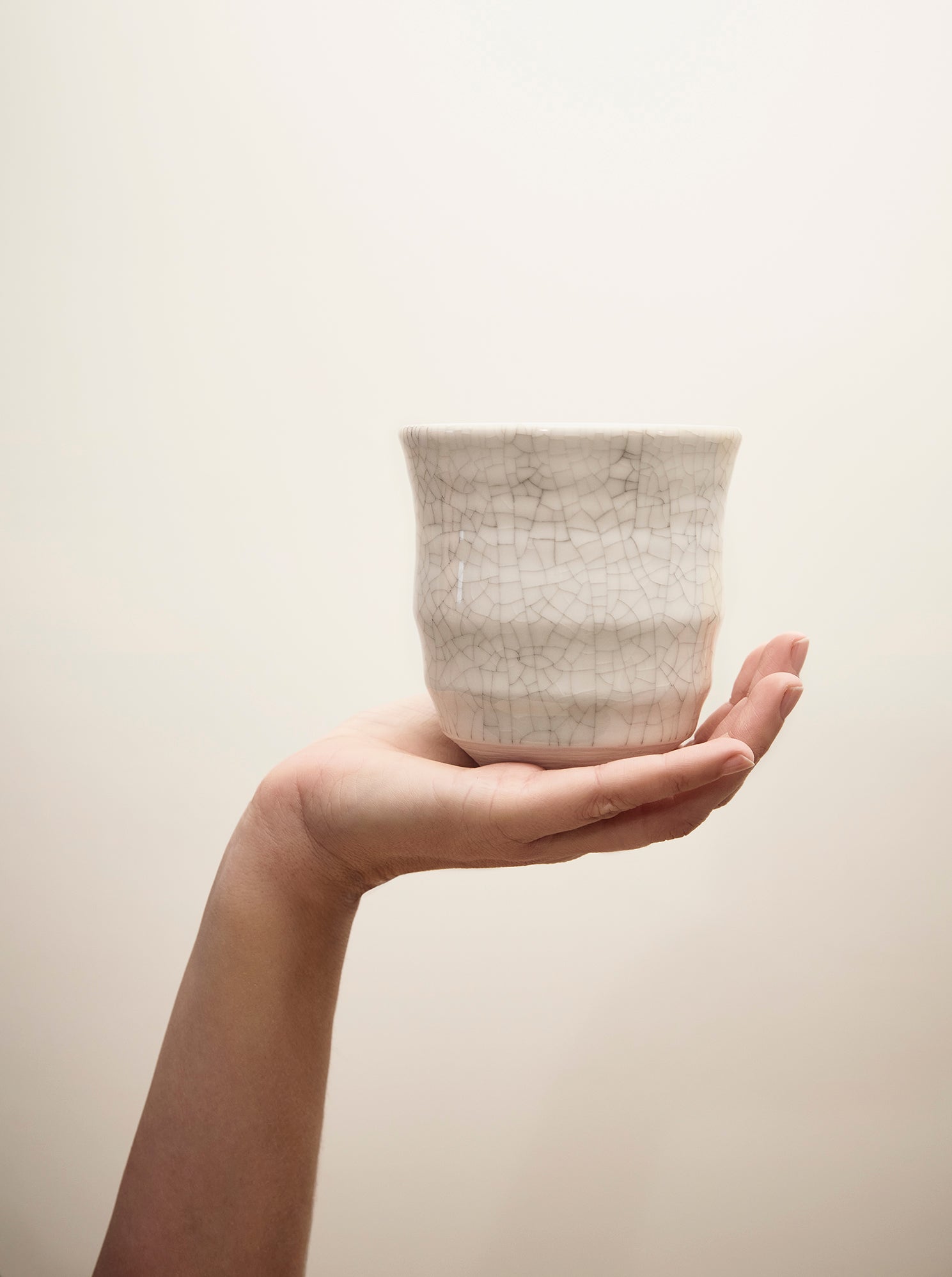 Stoneware Tumbler - Quartz White