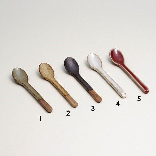 Japanese Shigaraki Ceramic Spoon - Image 2