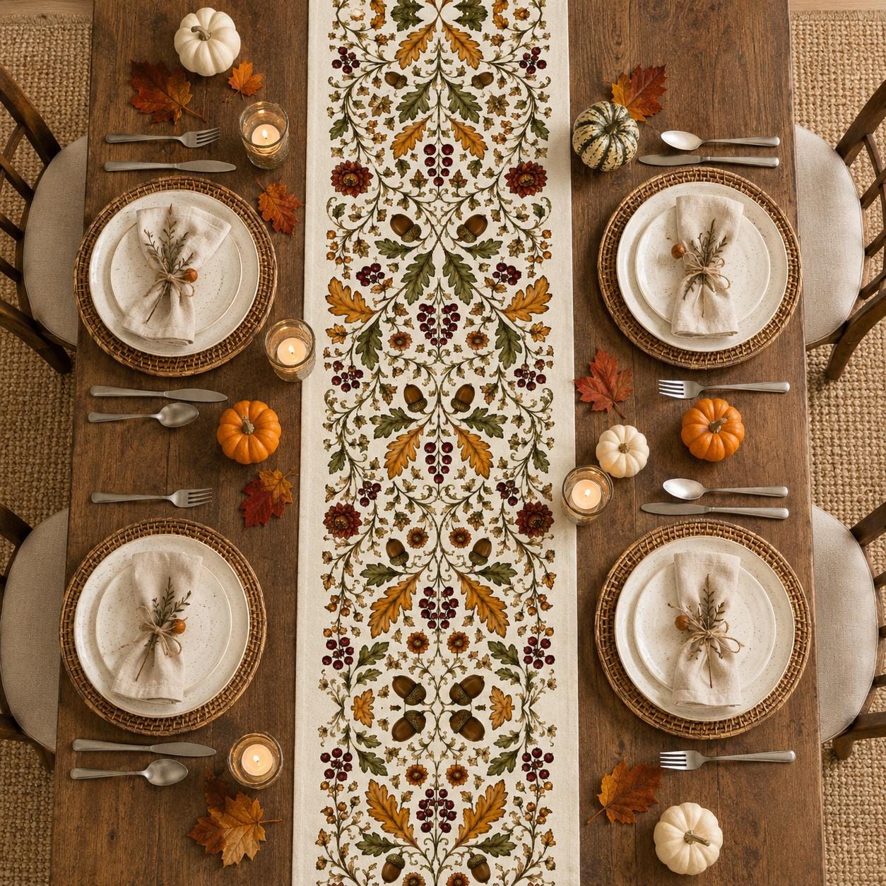 Floral Table Runner - Image 3