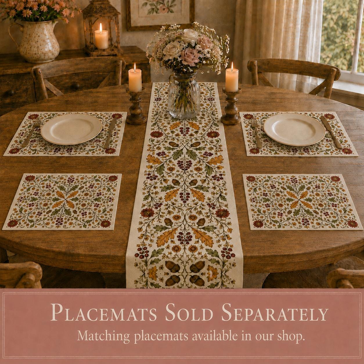 Floral Table Runner - Image 5