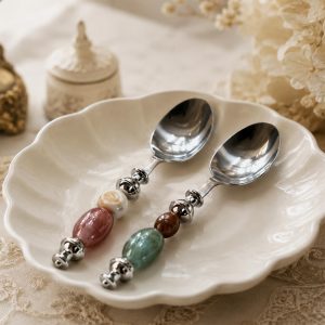 Natural Decorative Stainless Steel Spoon