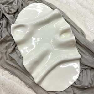 Stoneware Serving Platter, Charcuterie Board with Your Text