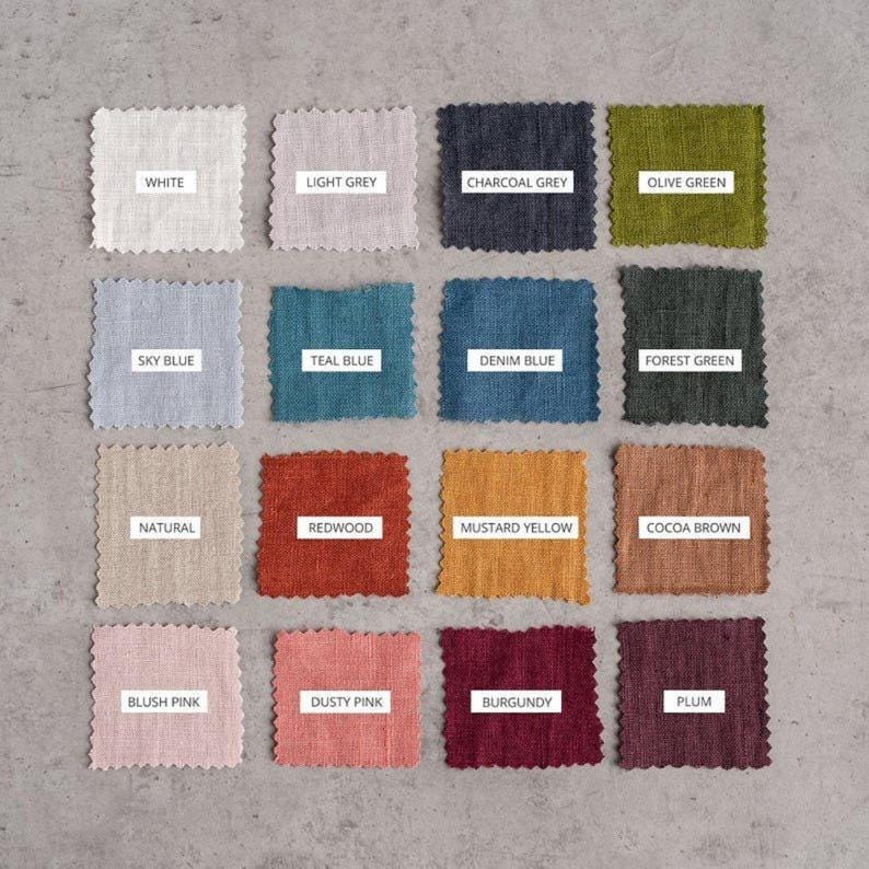 Gray Linen Table Runner - Image 6