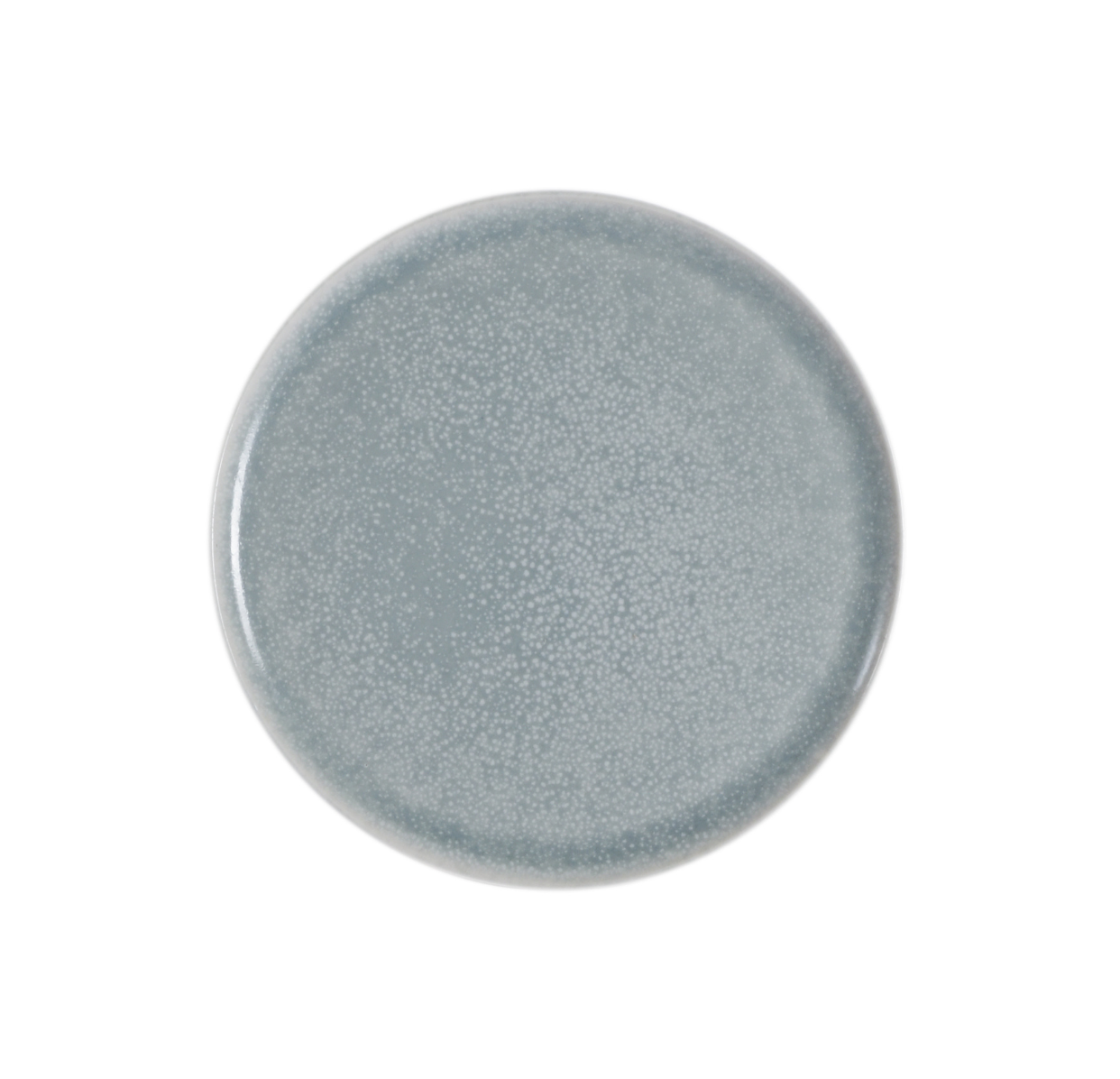 Glacier Blue Geometric Dining Plate