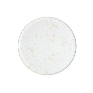 Nacre White Patterned Table Plate