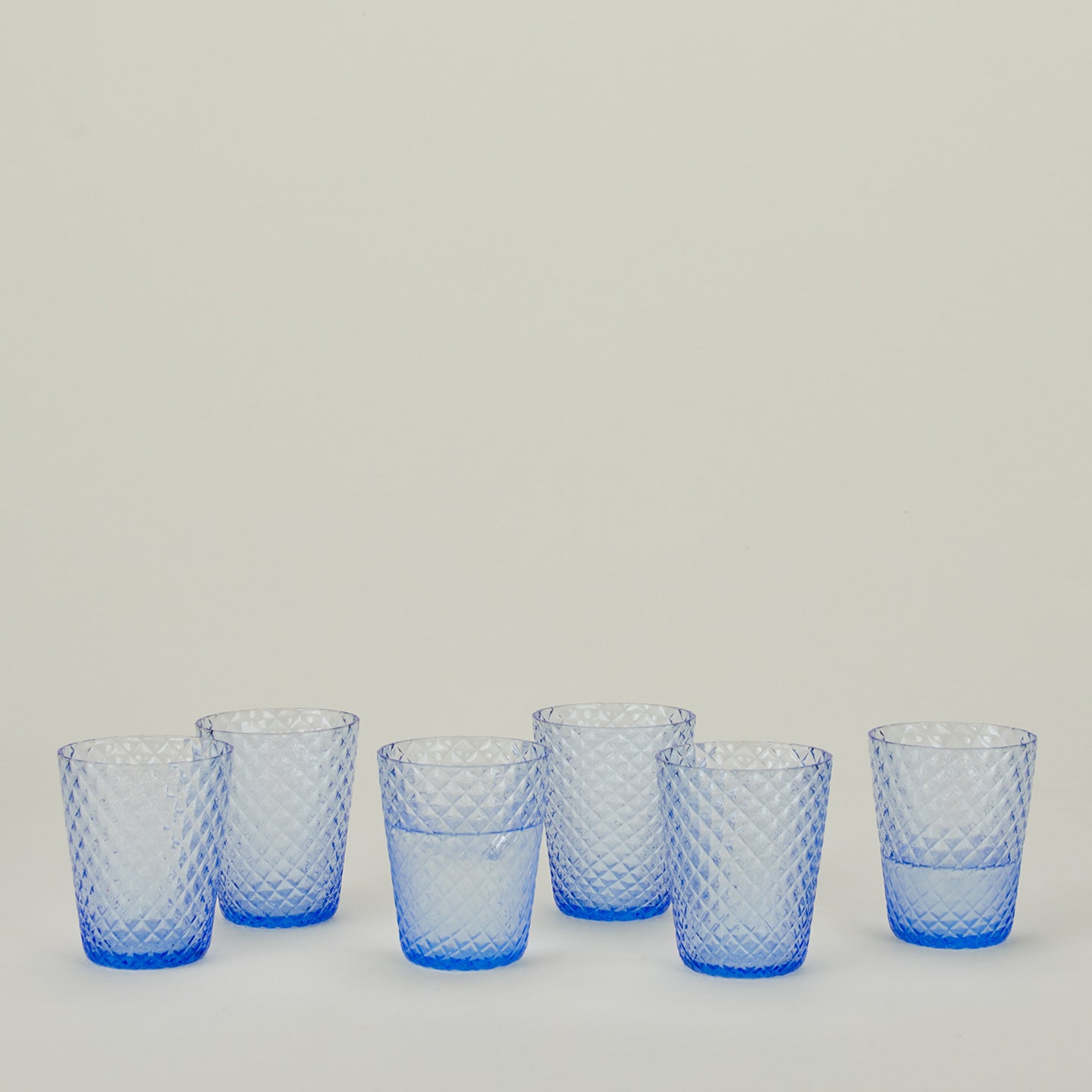 Light Blue Faceted Tumbler Set - Image 3